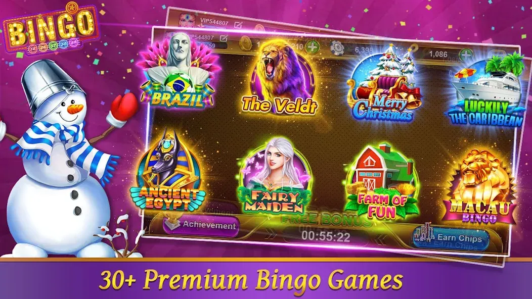 Скачать Bingo Happy HD — Bingo Games (Бинго Хэппи ХД) взлом на бесконечные деньги + мод меню screen 1