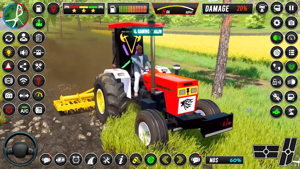 Скачать Indian Tractor Simulator Games взлом на бесконечные деньги + мод меню screen 5