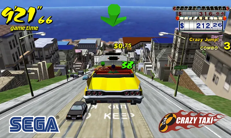 Скачать Crazy Taxi Classic (Крейзи Такси Классик) взлом на бесконечные деньги + мод меню screen 1