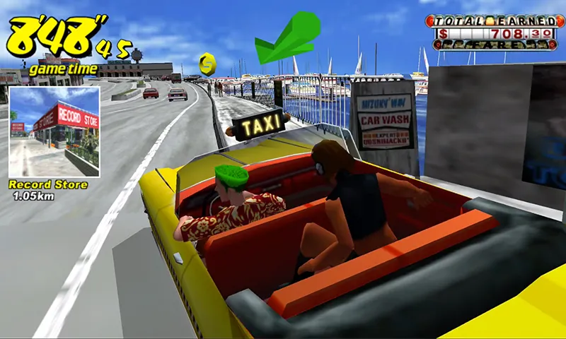 Скачать Crazy Taxi Classic (Крейзи Такси Классик) взлом на бесконечные деньги + мод меню screen 2