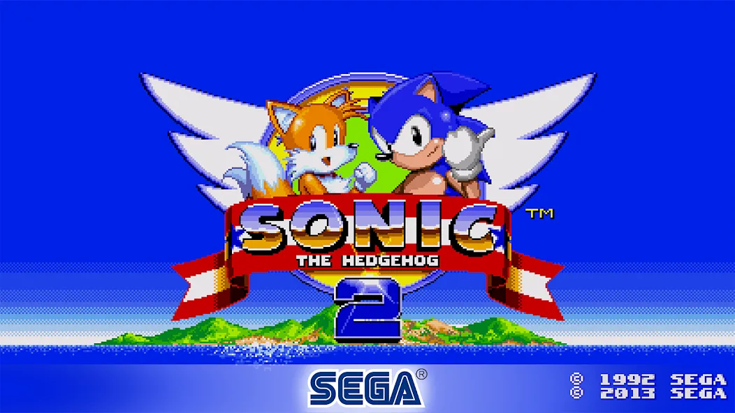 Скачать Sonic The Hedgehog 2 Classic (Соник Зе Хеджхог 2 Классик) взлом на бесконечные деньги + мод меню screen 1