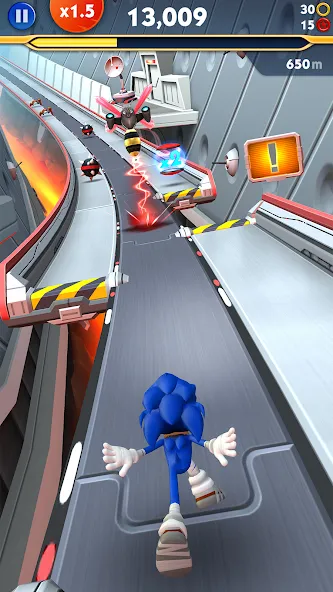 Скачать Sonic Dash 2: Sonic Boom Run (Соник Дэш 2) взлом на бесконечные деньги + мод меню screen 3