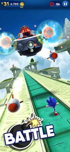 Скачать Sonic Dash — Endless Running (Соник Дэш) взлом на бесконечные деньги + мод меню screen 3