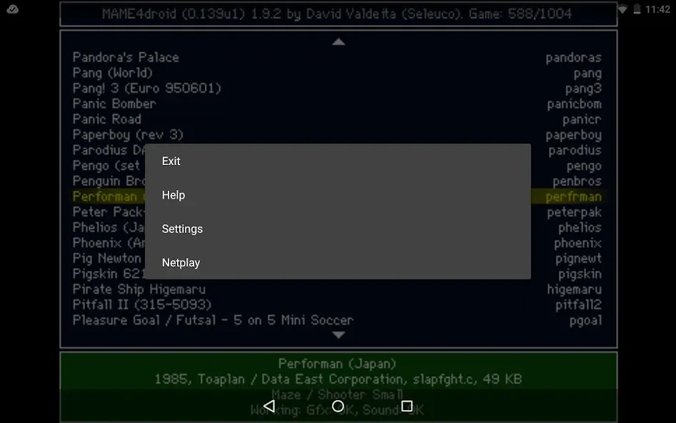 Скачать MAME4droid  (0.139u1) (МАМЕ4дроид) взлом на бесконечные деньги + мод меню screen 4