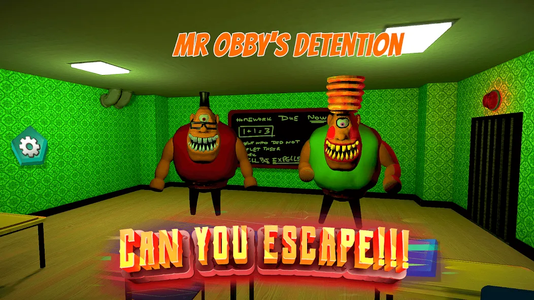 Скачать Mr Obby's Detention взлом на бесконечные деньги + мод меню screen 1