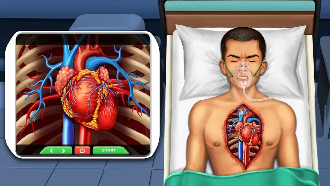 Скачать Surgery Simulator Doctor Game взлом на бесконечные деньги + мод меню screen 3