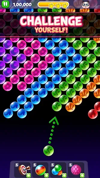 Скачать Bubble Shooter: Panda Pop! (Панда Поп) взлом на бесконечные деньги + мод меню screen 4