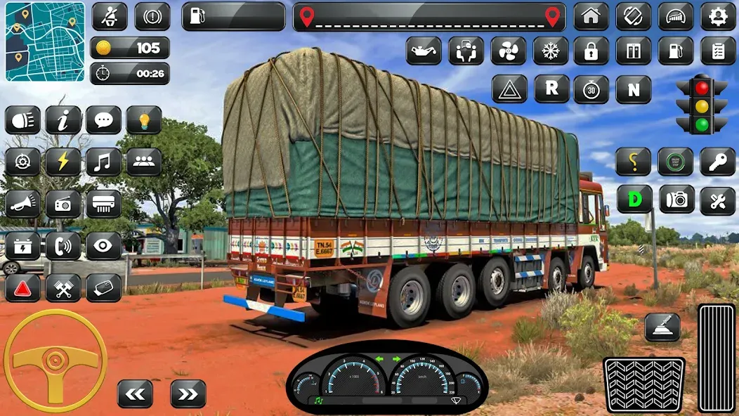 Скачать Indian Truck Driver Simulator взлом на бесконечные деньги + мод меню screen 2