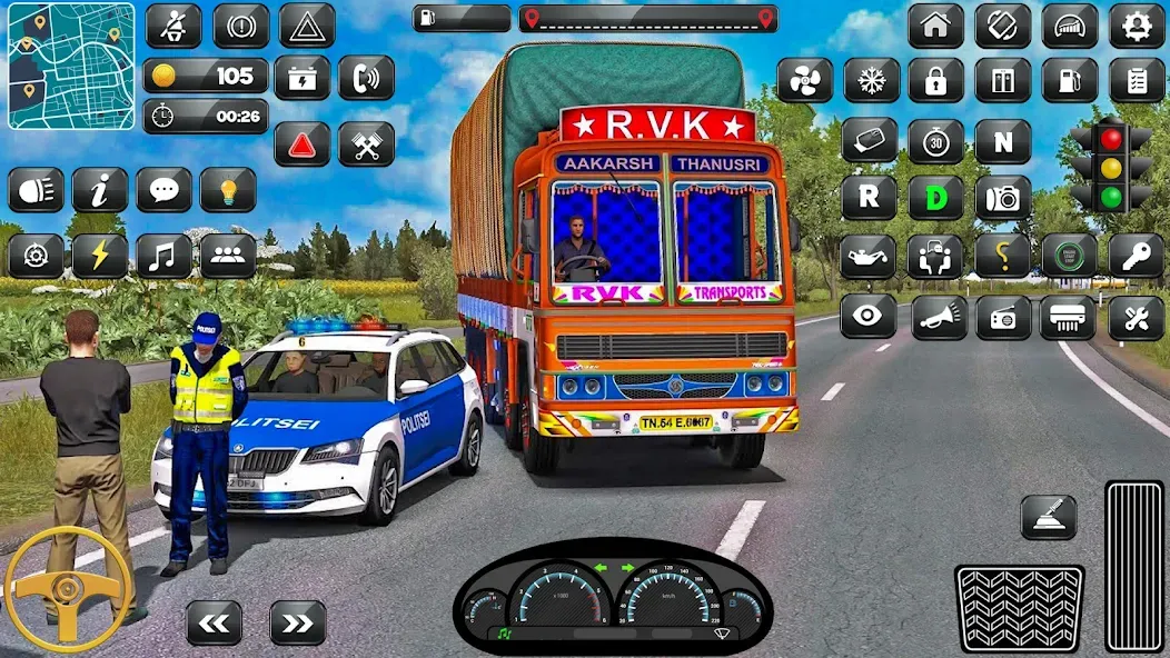 Скачать Indian Truck Driver Simulator взлом на бесконечные деньги + мод меню screen 5