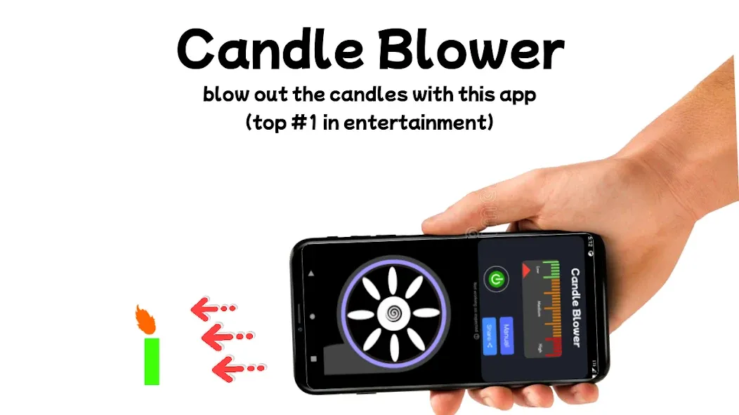 Скачать Blower — Candle Blower Lite (Блоуэр) взлом на бесконечные деньги + мод меню screen 1