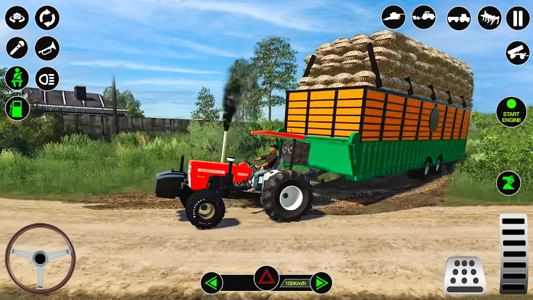 Скачать Farming Tractor Simulator Game взлом на бесконечные деньги + мод меню screen 1