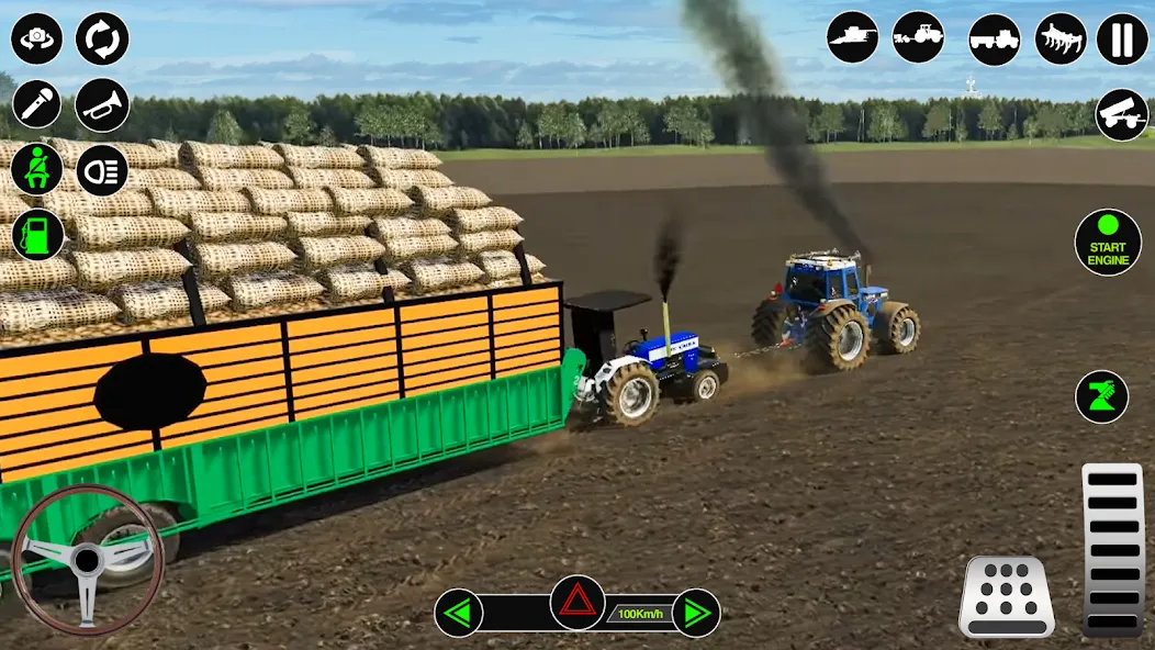 Скачать Farming Tractor Simulator Game взлом на бесконечные деньги + мод меню screen 2