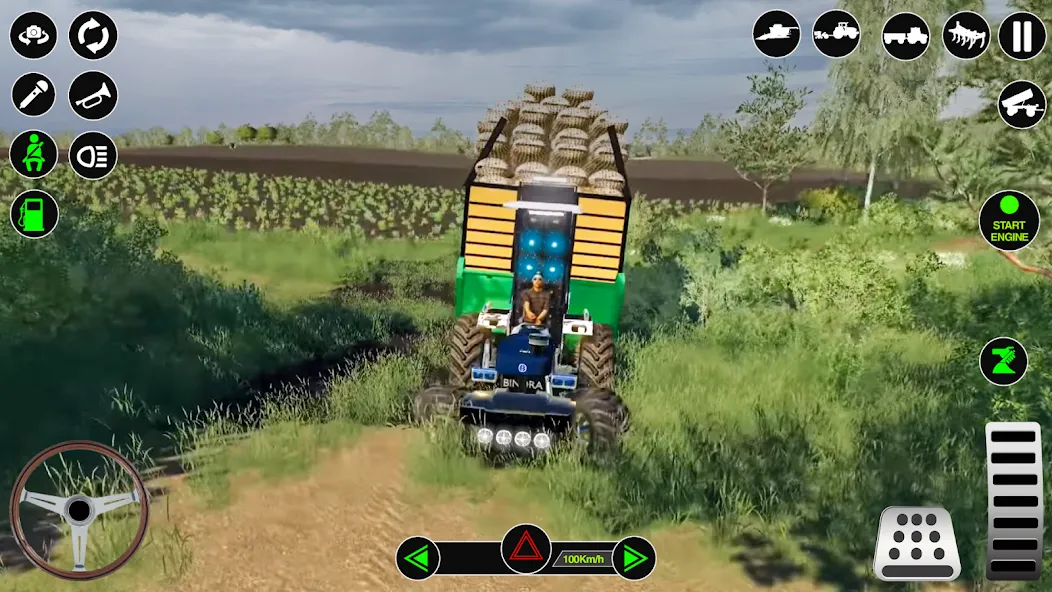 Скачать Farming Tractor Simulator Game взлом на бесконечные деньги + мод меню screen 4