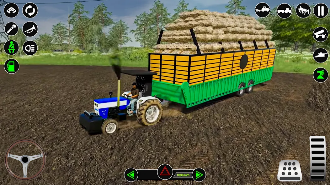 Скачать Farming Tractor Simulator Game взлом на бесконечные деньги + мод меню screen 5