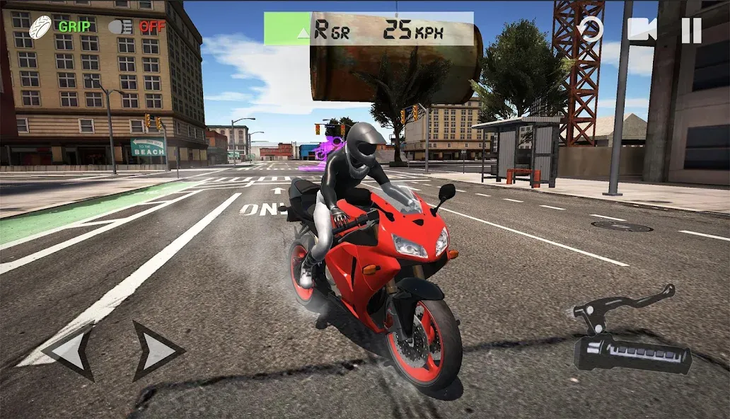 Скачать Ultimate Motorcycle Simulator (Ультимативный Мотоциклетный Симулятор) взлом на бесконечные деньги + мод меню screen 1