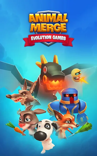 Скачать Animal Merge — Evolution Games (Анимал Мерж) взлом на бесконечные деньги + мод меню screen 1