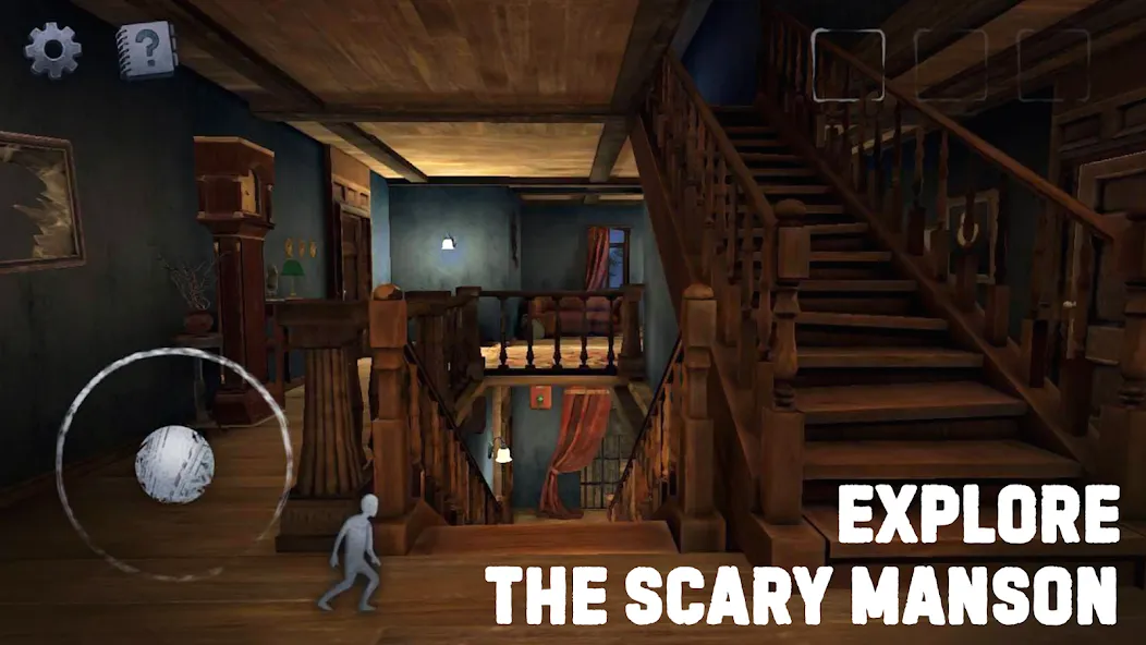 Скачать Scary Mansion: Horror Game 3D взлом на бесконечные деньги + мод меню screen 2