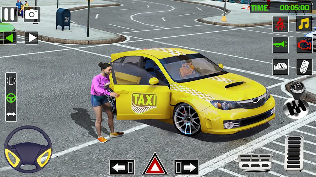 Скачать City Taxi Games-Taxi Car Games (Сити Такси Игры) взлом на бесконечные деньги + мод меню screen 2