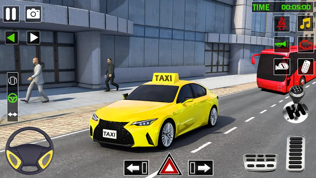 Скачать City Taxi Games-Taxi Car Games (Сити Такси Игры) взлом на бесконечные деньги + мод меню screen 3