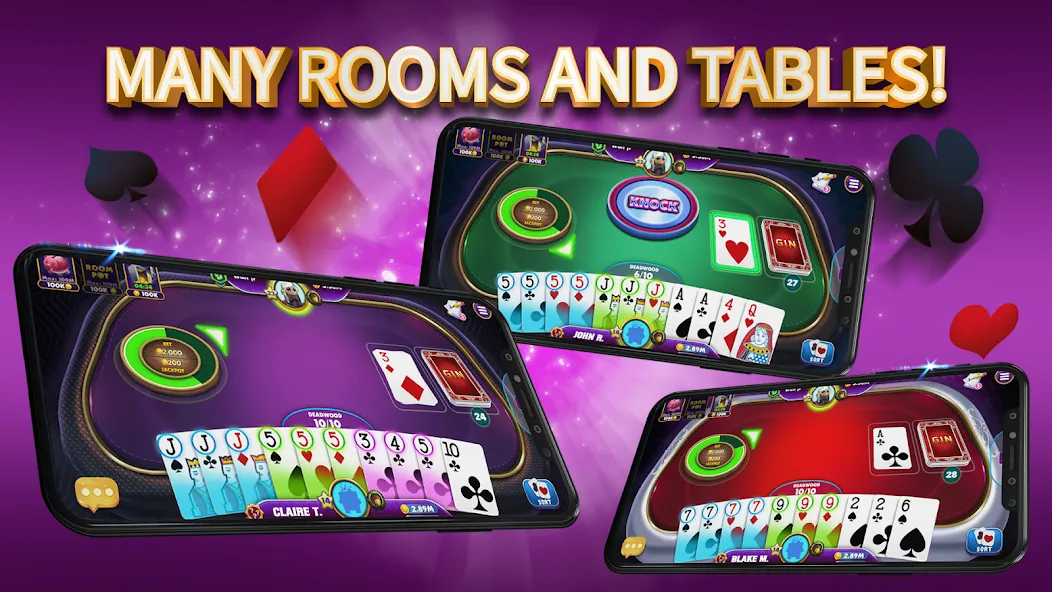 Скачать Gin Rummy Elite: Online Game (Джин Рамми) взлом на бесконечные деньги + мод меню screen 3