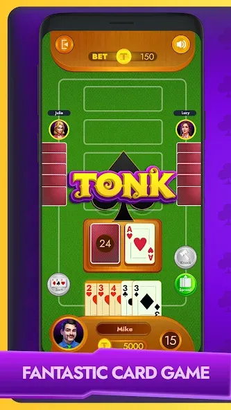 Скачать Tonk — Classic Card Game (Тонк) взлом на бесконечные деньги + мод меню screen 1