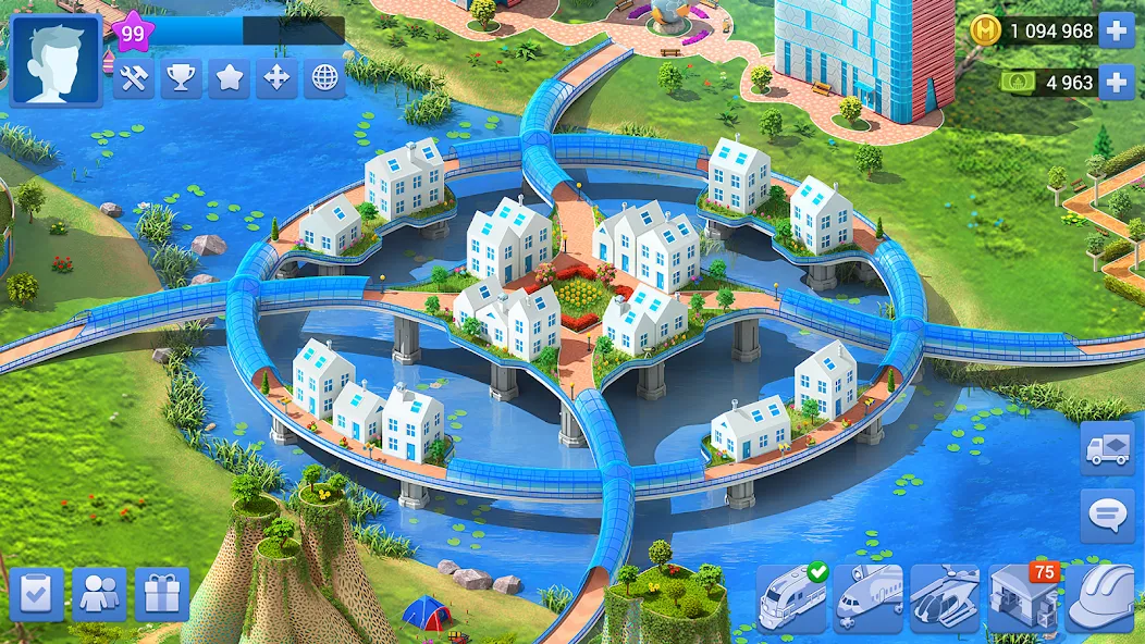 Скачать Megapolis: City Building Sim (Мегаполис) взлом на бесконечные деньги + мод меню screen 3