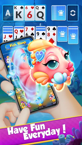 Скачать Solitaire — Klondike Card Game (Солитер) взлом на бесконечные деньги + мод меню screen 3