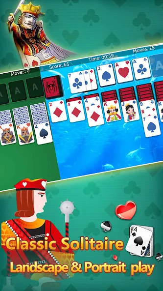 Скачать klondike solitaire :card shark взлом на бесконечные деньги + мод меню screen 2