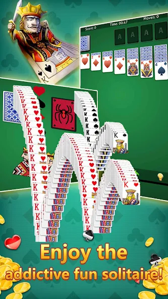 Скачать klondike solitaire :card shark взлом на бесконечные деньги + мод меню screen 3