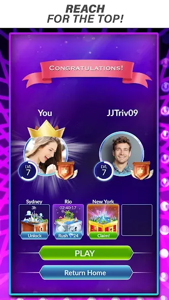 Скачать Official Millionaire Game взлом на бесконечные деньги + мод меню screen 3