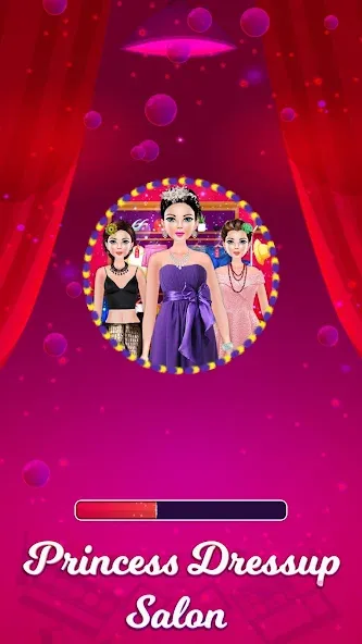 Скачать Princess Makeup Dressup Salon (Принцесса Мейкап Дрессап Салон) взлом на бесконечные деньги + мод меню screen 1