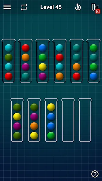 Скачать Ball Sort Puzzle — Color Games (Балл Сорт Пазл) взлом на бесконечные деньги + мод меню screen 2