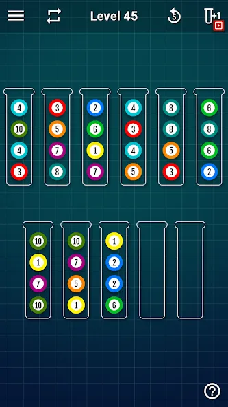 Скачать Ball Sort Puzzle — Color Games (Балл Сорт Пазл) взлом на бесконечные деньги + мод меню screen 4