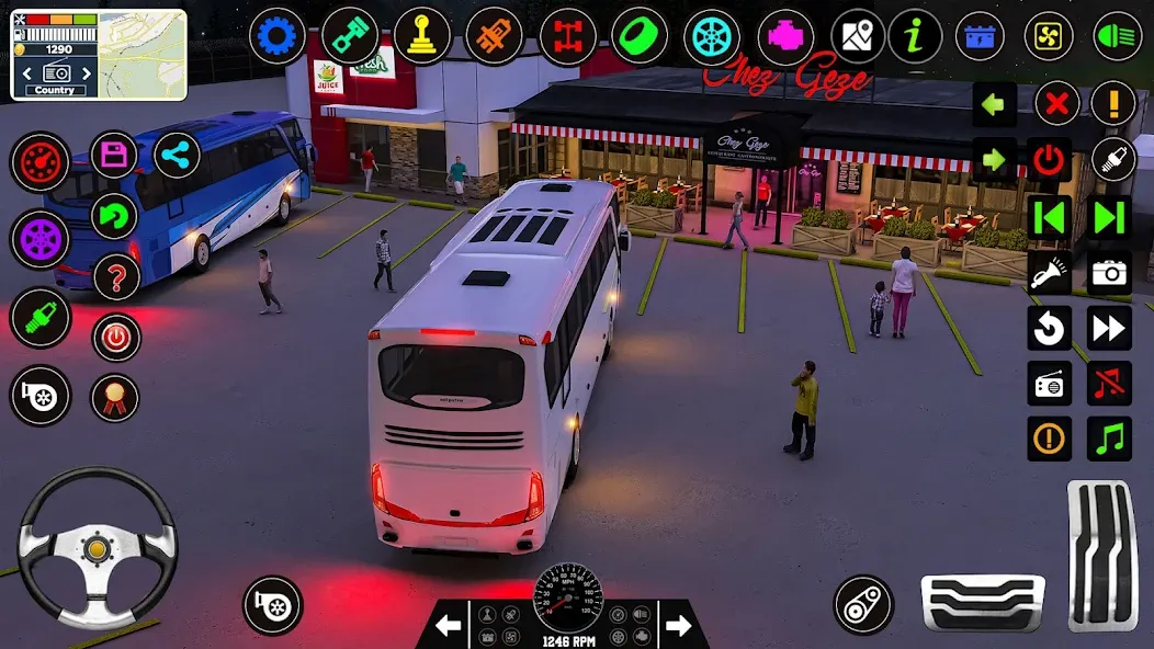 Скачать Bus Driving Games 3D: Bus Game взлом на бесконечные деньги + мод меню screen 3