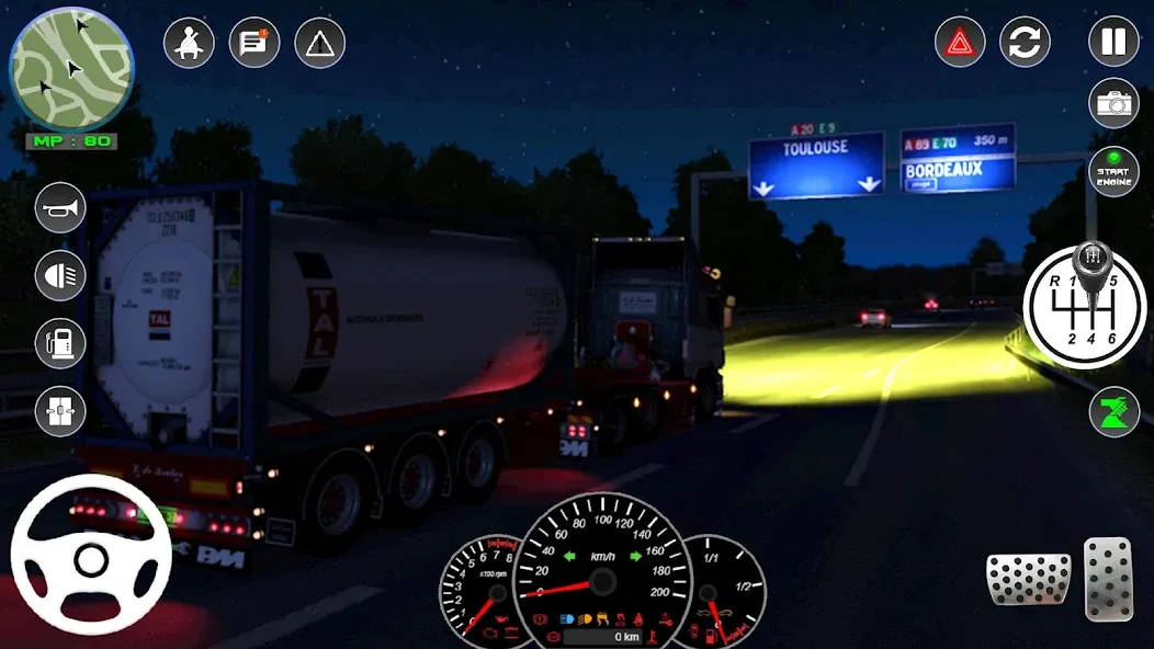 Скачать Euro Cargo Truck Simulator 3D взлом на бесконечные деньги + мод меню screen 5