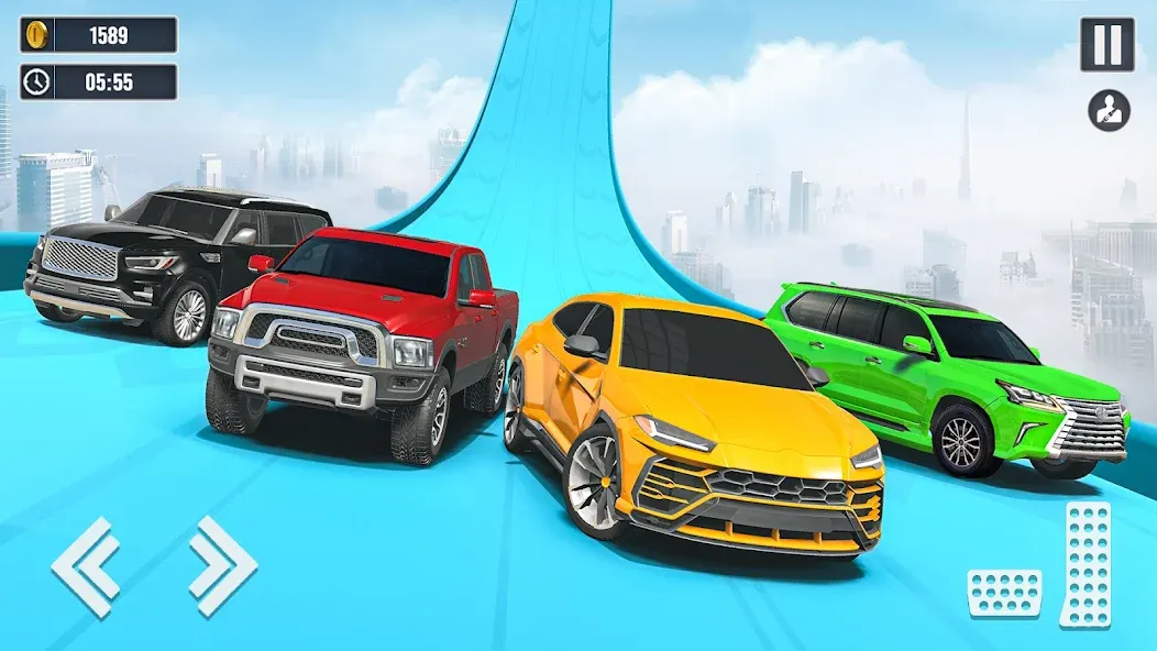 Скачать Car Stunt Games : Car Games 3D (Кар Стант Геймс) взлом на бесконечные деньги + мод меню screen 2