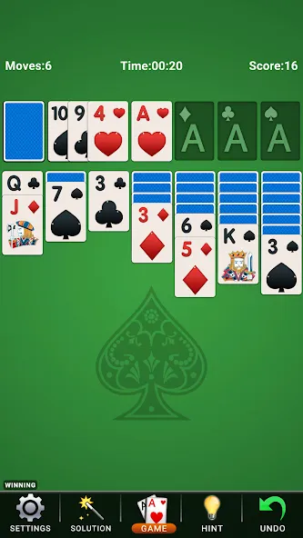 Скачать Solitaire: Classic Card Game взлом на бесконечные деньги + мод меню screen 1