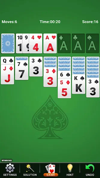 Скачать Solitaire: Classic Card Game взлом на бесконечные деньги + мод меню screen 3