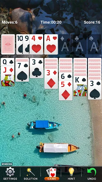 Скачать Solitaire: Classic Card Game взлом на бесконечные деньги + мод меню screen 5