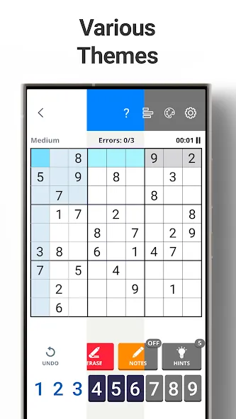 Скачать Sudoku Levels: Daily Puzzles взлом на бесконечные деньги + мод меню screen 5