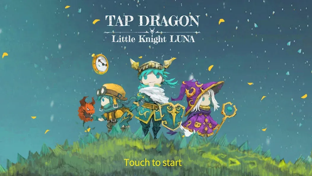 Скачать Tap Dragon: Little Knight Luna взлом на бесконечные деньги + мод меню screen 1