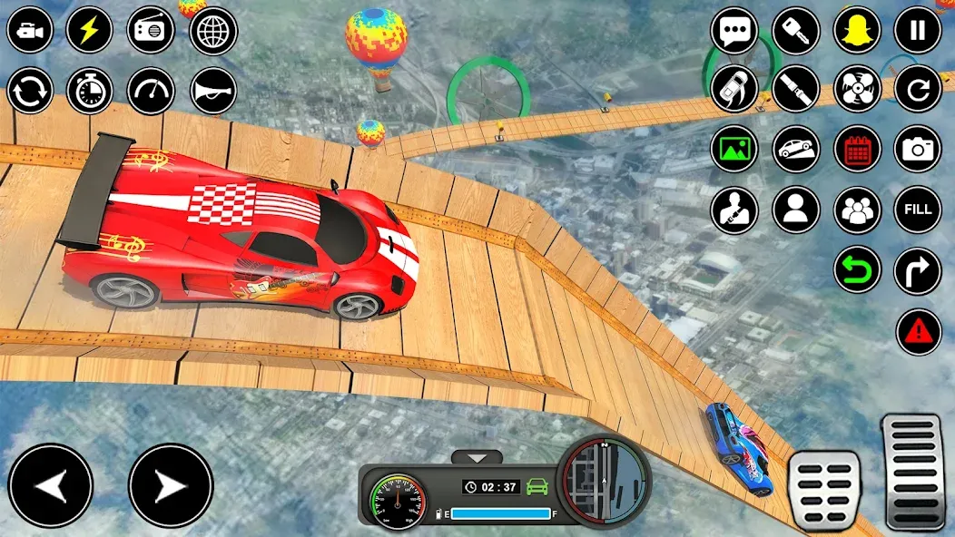 Скачать Crazy Ramp Car Stunt Master 3D (Крэйзи Рэмп Кар Стант Мастер 3Д) взлом на бесконечные деньги + мод меню screen 5