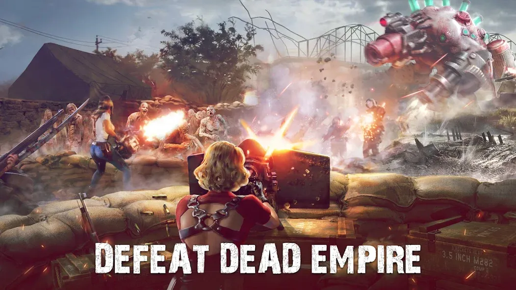 Скачать Dead Empire: Zombie War (Дед Эмпайр) взлом на бесконечные деньги + мод меню screen 5