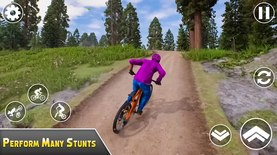 Скачать BMX Bicycle Games Offroad Bike взлом на бесконечные деньги + мод меню screen 4