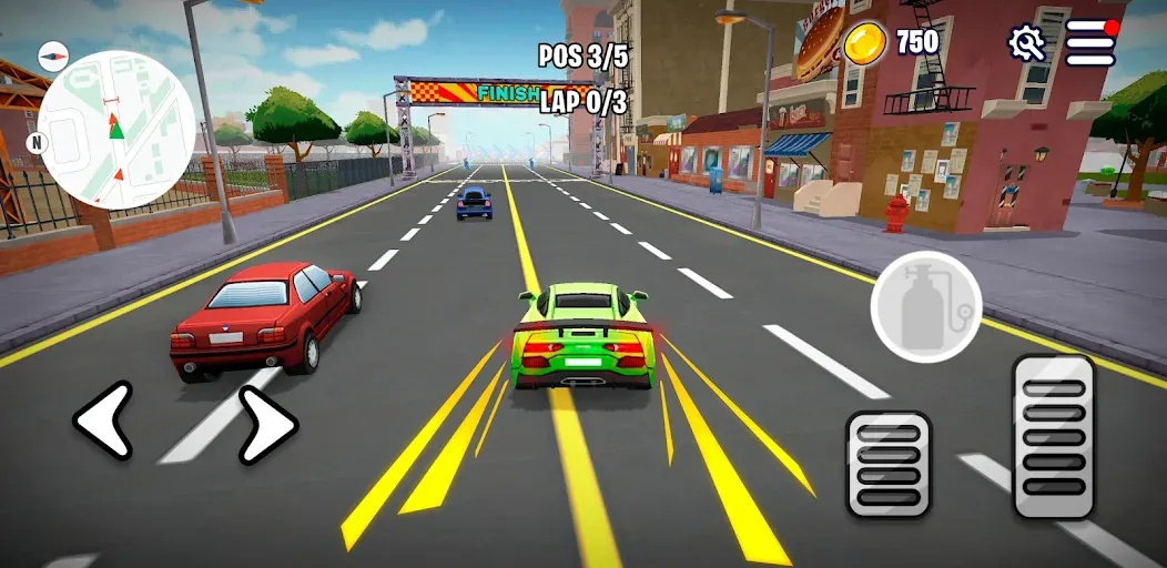 Скачать Rumble Racing: Car Drifting (Рамбл Рейсерс) взлом на бесконечные деньги + мод меню screen 1