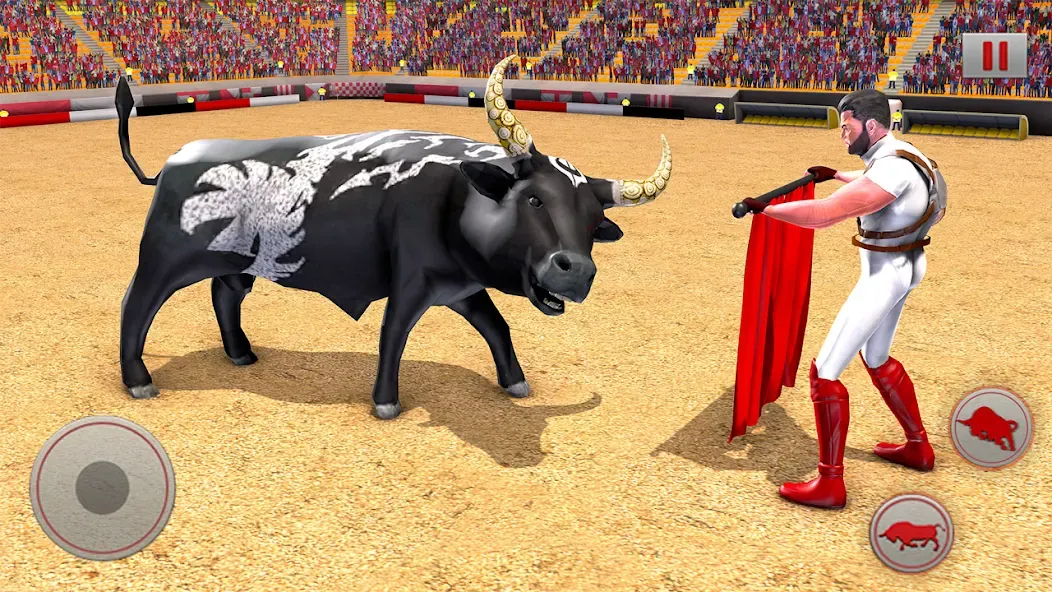 Скачать Bull Fighting Game: Bull Games взлом на бесконечные деньги + мод меню screen 5