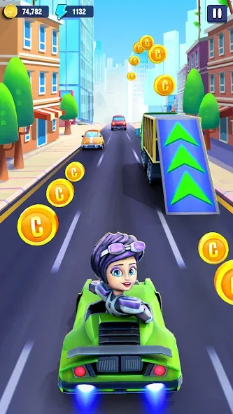 Скачать Mini Car Runner — Racing Games (Мини Кар Раннер) взлом на бесконечные деньги + мод меню screen 5