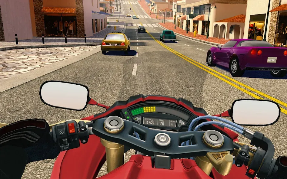 Скачать Moto Rider GO: Highway Traffic (Мото Райдер ГО) взлом на бесконечные деньги + мод меню screen 3