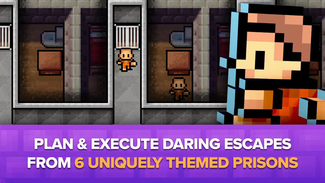 Скачать The Escapists: Prison Escape – (Зе Эскейпистс) взлом на бесконечные деньги + мод меню screen 2