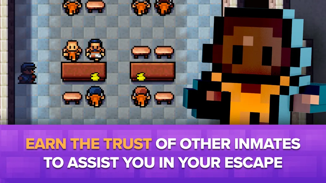 Скачать The Escapists: Prison Escape – (Зе Эскейпистс) взлом на бесконечные деньги + мод меню screen 4